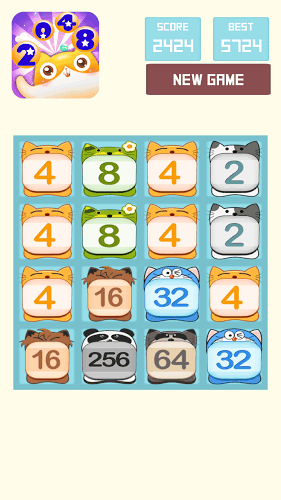 2048猫咪截图2