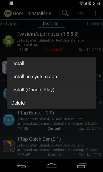 root卸载rootuninstallerpro截图1