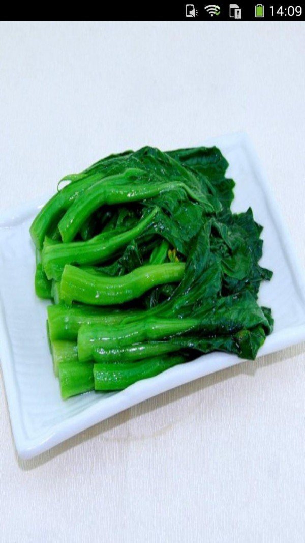 白灼菜心的做法图文截图3