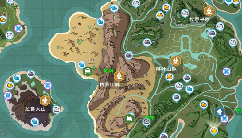 创造与魔法中枯骨山脉在哪里