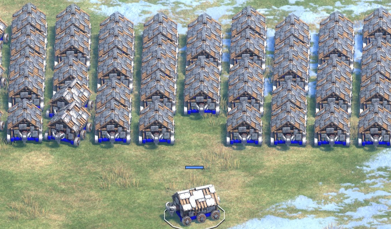 帝国时代2什么克制冲车