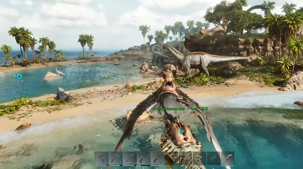 方舟生存进化月牙岛怎么过去