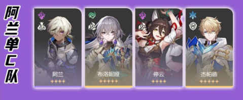 崩坏星穹铁道阿兰怎么配队