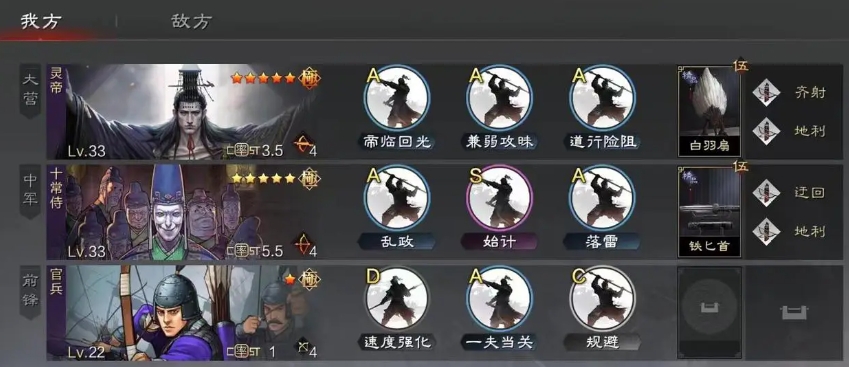 率土之滨灵帝怎么加点