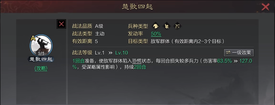 率土之滨楚歌四起怎么叠加