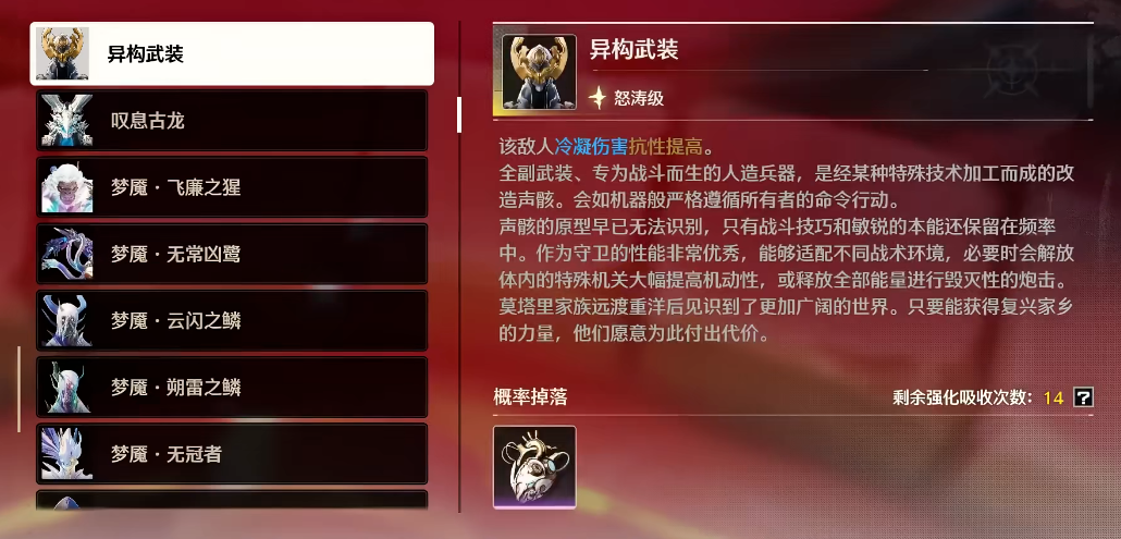 鸣潮异构武装什么等级